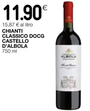 Coop CHIANTI CLASSICO DOCG CASTELLO D'ALBOLA 750 ml offerta