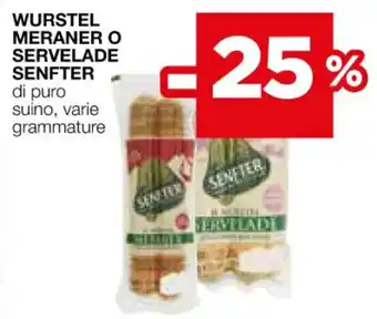 Coop WURSTEL MERANER O SERVELADE SENFTER offerta