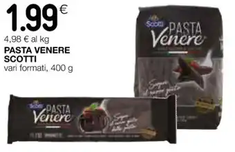 Coop PASTA VENERE SCOTTI vari formati, 400 g offerta