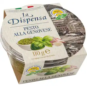 Qui Discount PESTO GENOVESE DOP LA DISPENSA 110 GR offerta