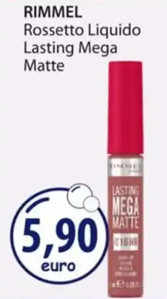 Acqua & Sapone RIMMEL Rossetto Liquido Lasting Mega Matte offerta