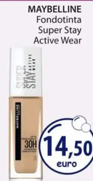 Acqua & Sapone MAYBELLINE Fondotinta Super Stay Active Wear offerta