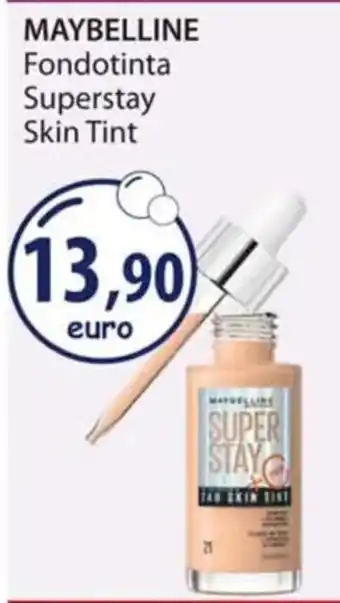 Acqua & Sapone MAYBELLINE Fondotinta Superstay Skin Tint offerta