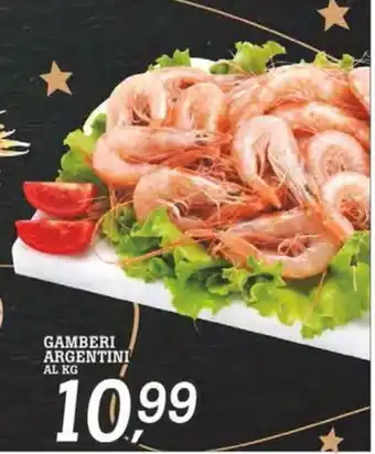 Coop Superstore GAMBERI ARGENTINI AL KG offerta