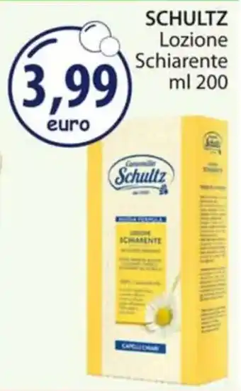 Acqua & Sapone SCHULTZ Lozione Schiarente ml 200 offerta