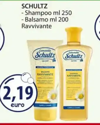 Acqua & Sapone SCHULTZ - Shampoo ml 250 - Balsamo ml 200 Ravvivante offerta