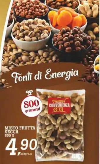 Coop Superstore MISTO FRUTTA SECCA 800 G offerta