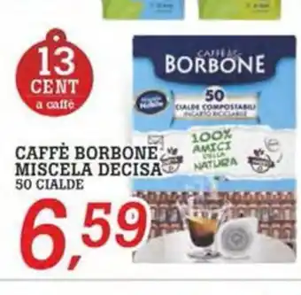 Coop Superstore CAFFÈ BORBONE MISCELA DECISA 50 CIALDE offerta