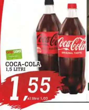 Coop Superstore COCA-COLA 1,5 LITRI offerta