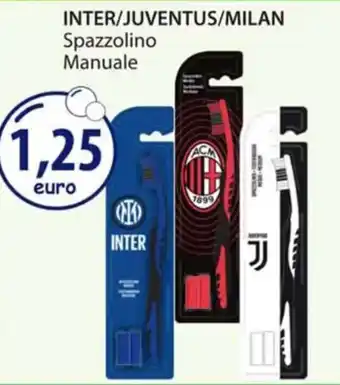 INTER/JUVENTUS/MILAN Spazzolino Manuale