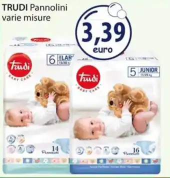 Acqua & Sapone TRUDI Pannolini varie misure offerta