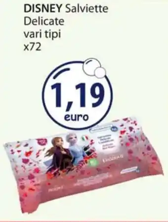 Acqua & Sapone DISNEY Salviette Delicate vari tipi x72 offerta