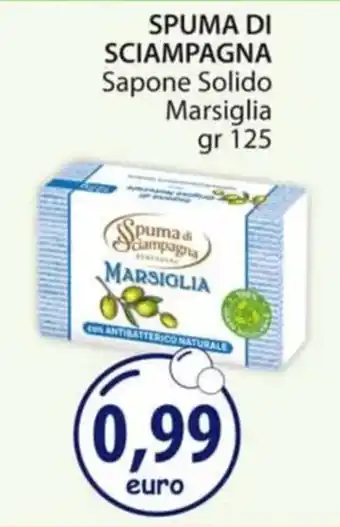 Acqua & Sapone SPUMA DI SCIAMPAGNA Sapone Solido Marsiglia gr 125 offerta