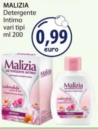 Acqua & Sapone MALIZIA Detergente Intimo vari tipi ml 200 offerta