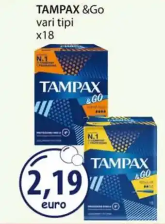 Acqua & Sapone TAMPAX &Go vari tipi x18 offerta