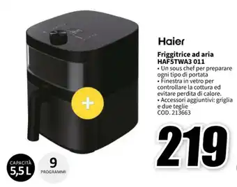 Haier Friggitrice ad aria HAF5TWA3 011