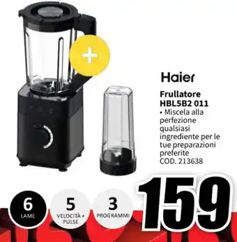 MediaWorld Haier Frullatore HBL5B2 011 offerta