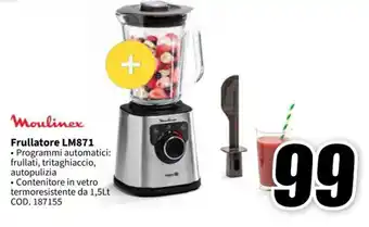 MediaWorld Moulinex Frullatore LM871 offerta