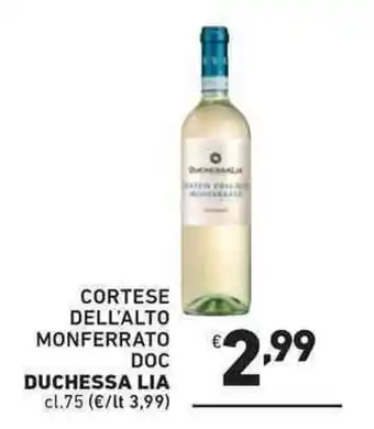 Duchessa Lia Cortese Dell'Alto Monferrato Doc 75cl