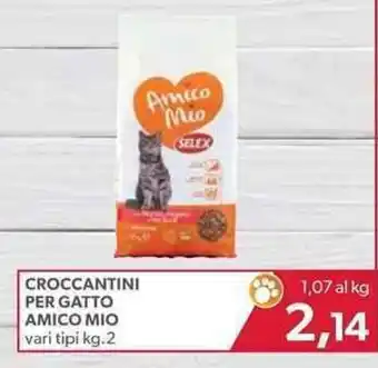 Ok Market Selex Croccantini per Gatto Amico Mio 2kg offerta