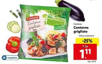 Lidl Freshona Contorno grigliato 450g offerta