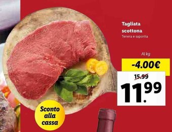 Lidl Tagliata scottona offerta