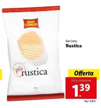 Lidl San Carlo Rustica 250g offerta