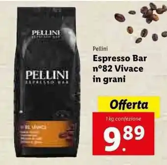 Pellini Espresso Bar n°82 Vivace in grani 1kg