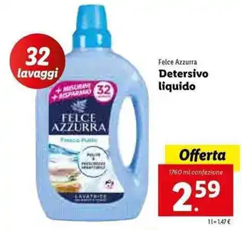 Felce Azzurra Detersivo liquido 1760ml