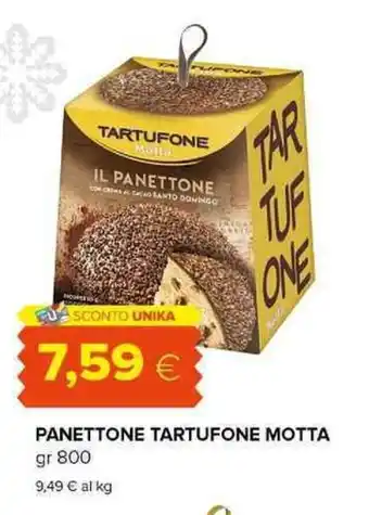 Oasi PANETTONE TARTUFONE MOTTA gr 800 offerta