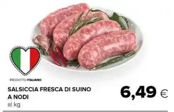 Oasi SALSICCIA FRESCA DI SUINO A NODI offerta