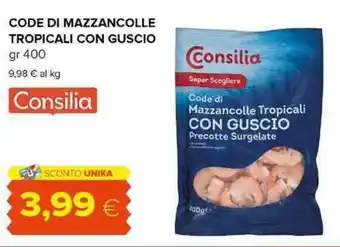 Oasi CODE DI MAZZANCOLLE TROPICALI CON GUSCIO gr 400 offerta
