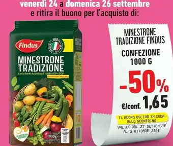 Conad Findus Minestrone offerta