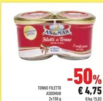 Conad Superstore Asdomar Tonno Filetto offerta