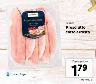 Italiamo Prosciutto cotto arrosto 120g
