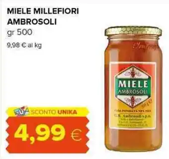 Oasi MIELE MILLEFIORI AMBROSOLI gr 500 offerta