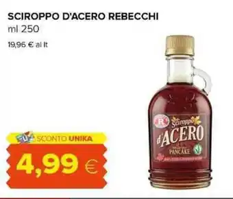 SCIROPPO D'ACERO REBECCHI ml 250
