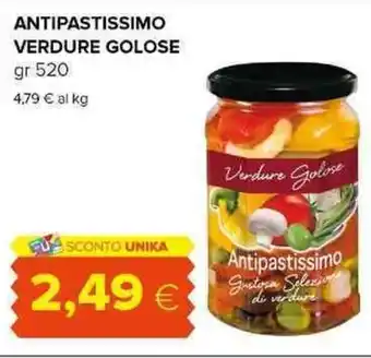 Oasi ANTIPASTISSIMO VERDURE GOLOSE gr 520 offerta