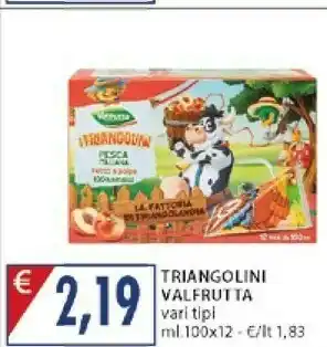 Mercatò Valfrutta Albicocca Succo E Polpa I Triangolini 1200 G(ml) offerta