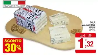 Gran mercato ZOLA MASCARPONE MAURI offerta