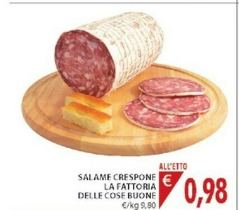 La fattoria delle cose buone Salame Crespone