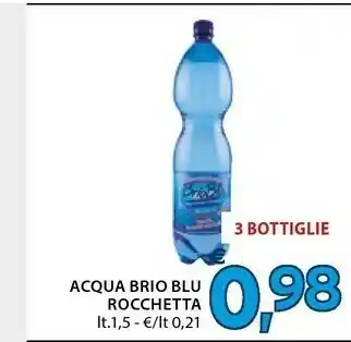 Mercatò Rocchetta Acqua Minerale Naturale Brio Blu offerta