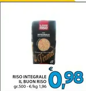 Mercatò Il buon riso Riso Integrale 500 G(ml) offerta