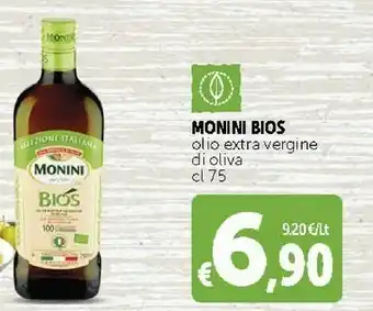 Monini Bios Olio Extra Vergine Di Oliva