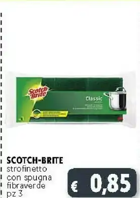 Deco Supermercati Scotch-brite Strofinetto Con Spugna I Fibraverde offerta