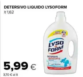 Oasi DETERSIVO LIQUIDO LYSOFORM It 1,62 offerta