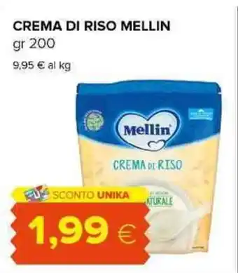 Oasi CREMA DI RISO MELLIN gr 200 offerta