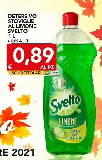 Svelto Detersivo Stoviglie Al Limone