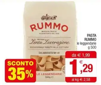 Gran mercato PASTA RUMMO le leggendarie g 500 offerta