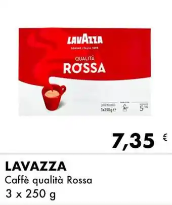 Iper Tosano LAVAZZA Caffè qualità Rossa 3 x 250 g offerta